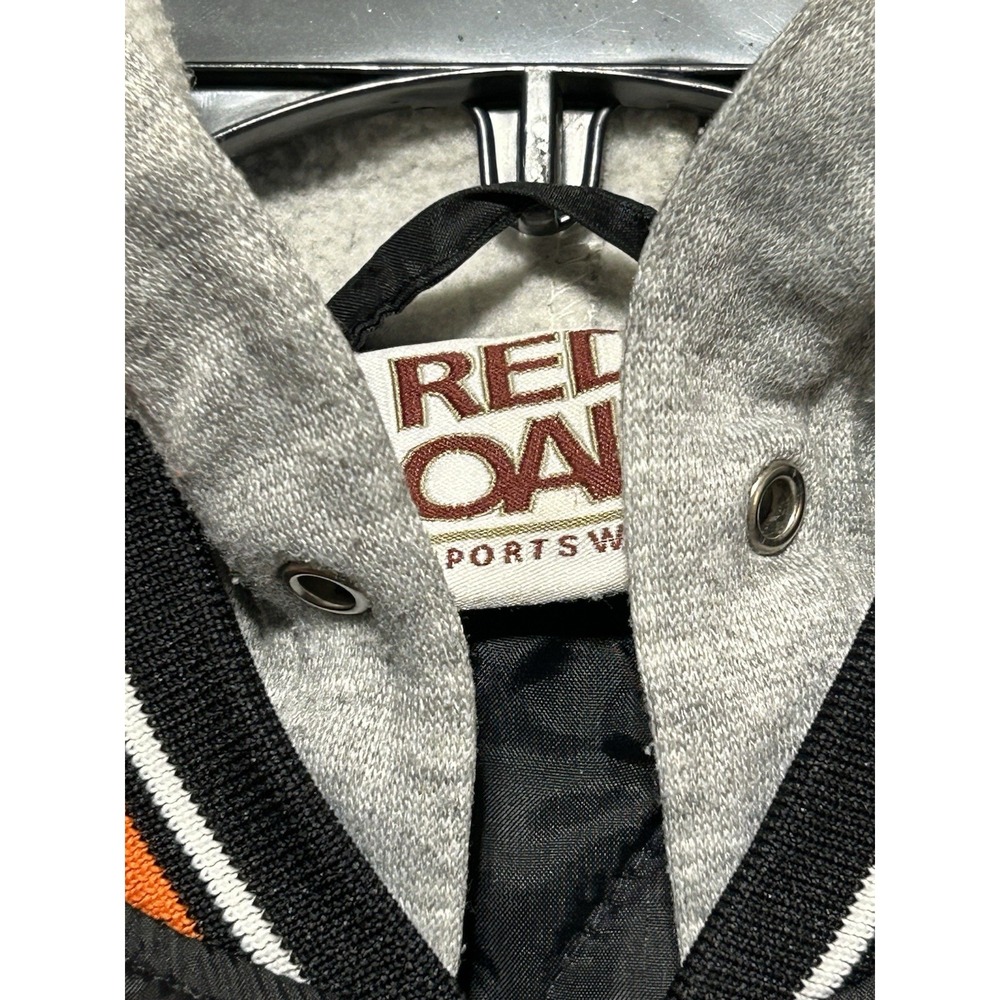 Oklahoma State Cowboys Hooded Jacket Mens L Red Oak Vintage - Picture 6 of 14